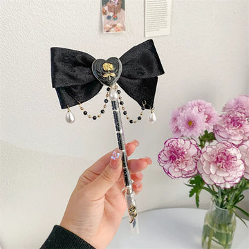 Pearl Tassel Bow Decorative Craft Knife