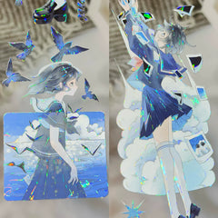 Forest Girl & Sailor Girl Washi Tape - Character Decorative Journaling Tape