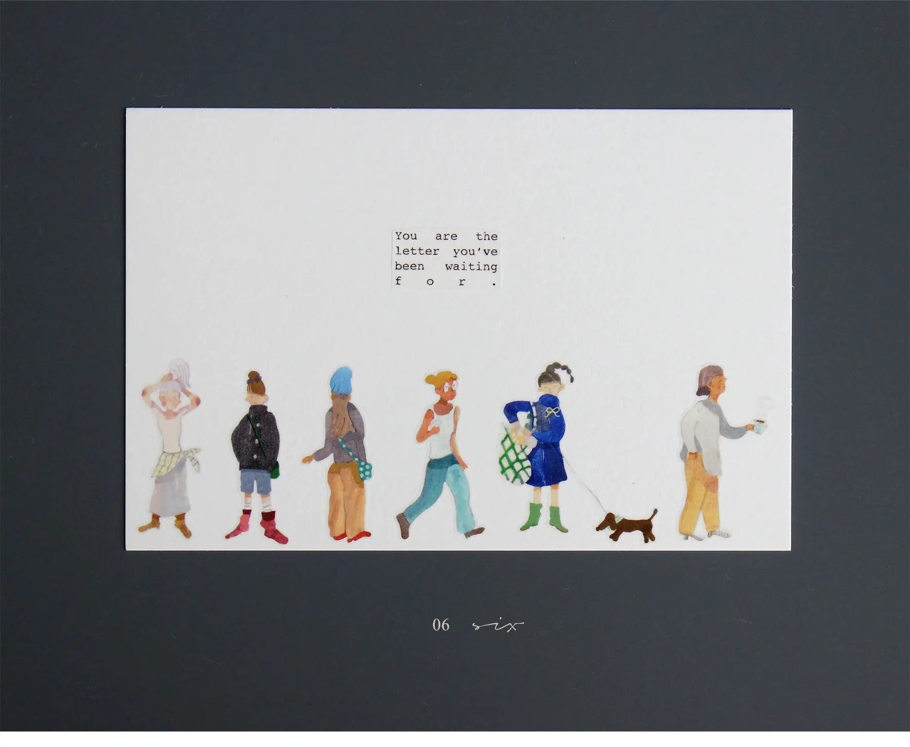 Character Tape Set – Walk & Coffee Walk & Coffee Pre-cut Character Tape | Artistic People Stickers