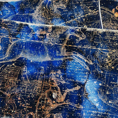 Vintage Astrology Constellation Junk Journal Paper - Cosmic Magic Starry Sky Background Paper for Scrapbooking