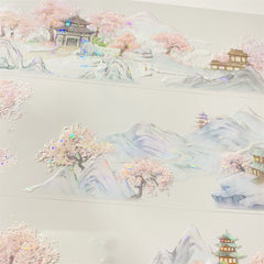 Peach Blossom Scenery PET Tape