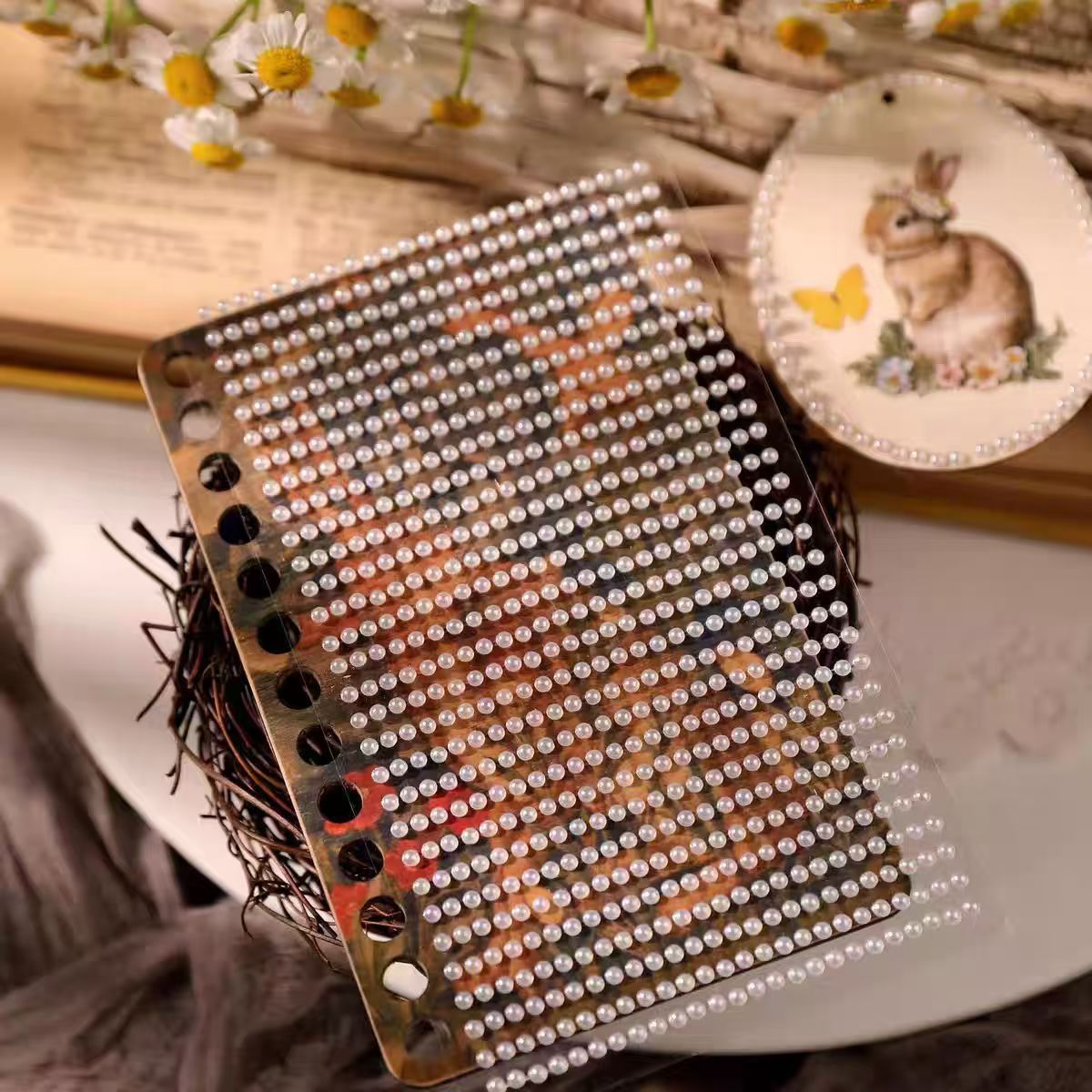 Pearl Chain & Rhinestone Chain Stickers