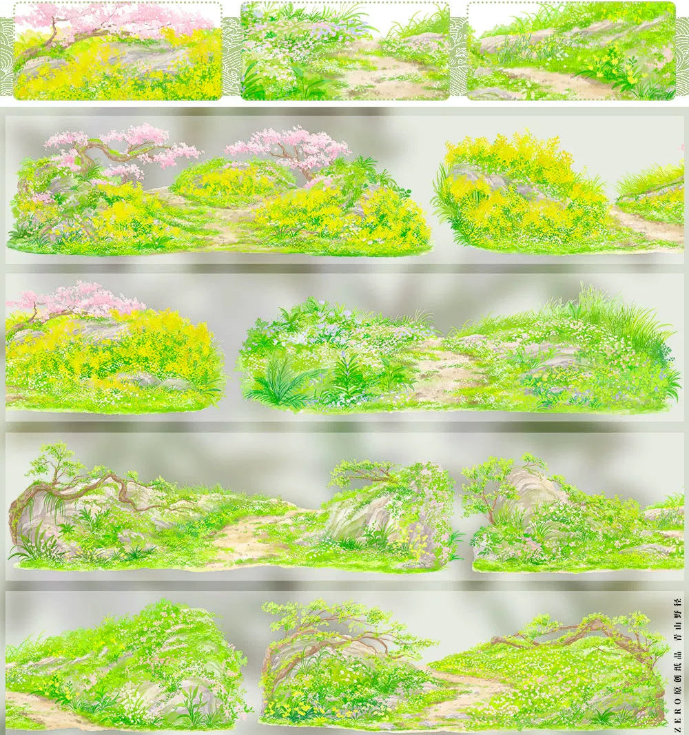 Green Hills Path PET Tape