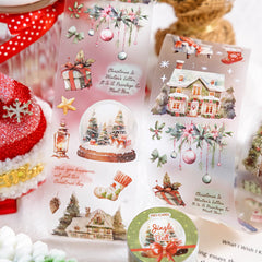 Christmas Island Series Matte PET Tape - 6 Designs Holiday Journaling Stickers