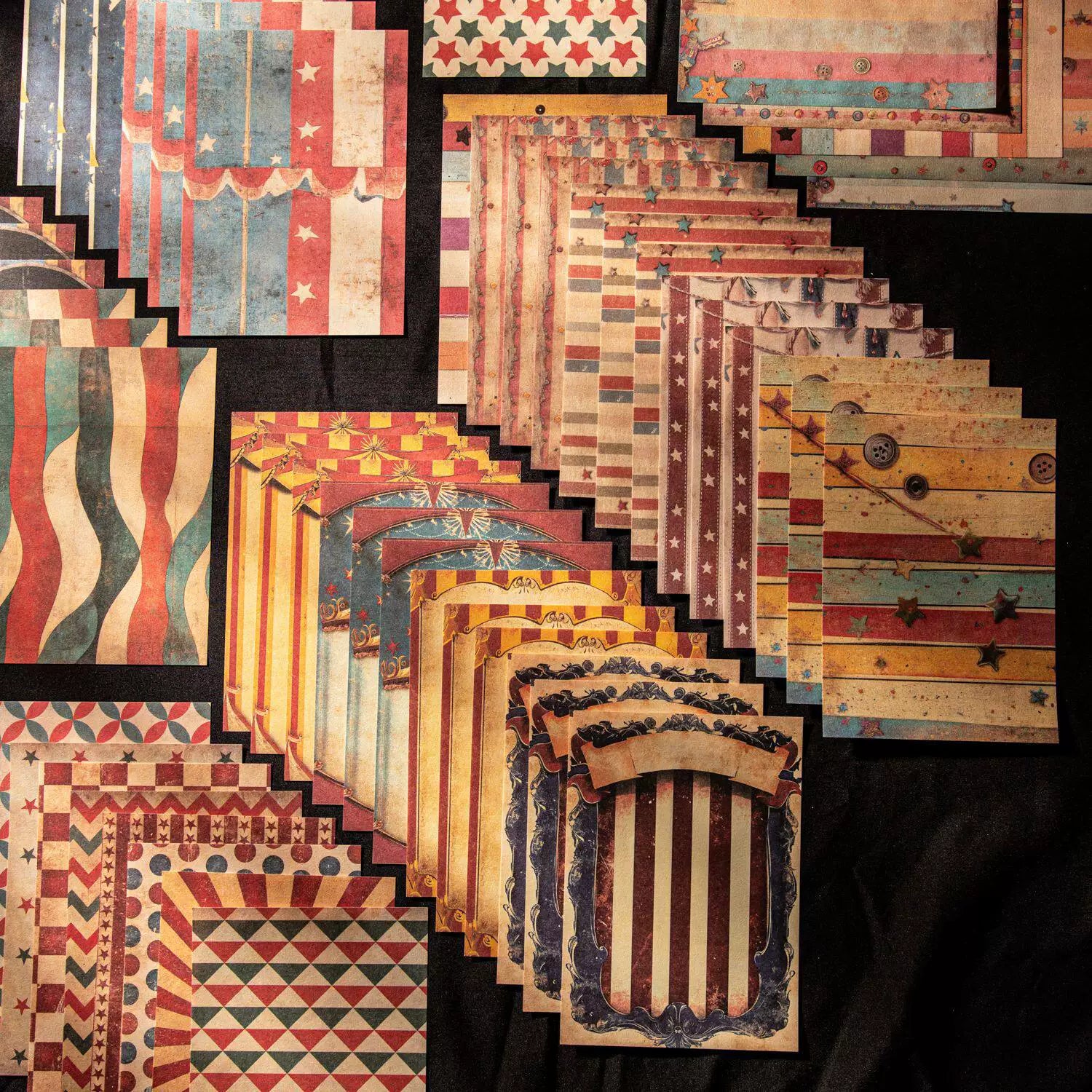 Circus Party vintage scrapbooking paper