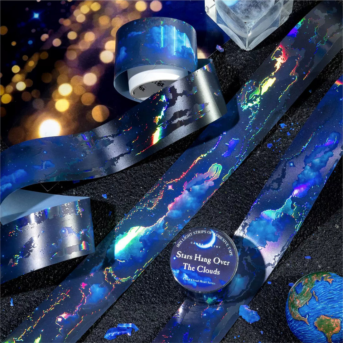 Cloudheart PET holographic decorative tape