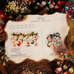 Christmas Fairy Tale PET Sticker Pack - City Lights Series - Premium Journaling Decorative Stickers