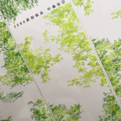 Trees with Leaves 2 PET Tape Trees with Leaves PET Tape 2 | Lush Foliage Sticker Tape