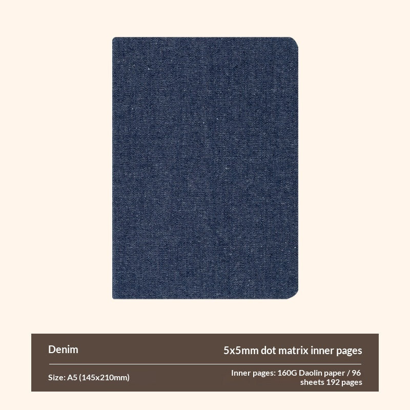 Spring Letters Series A5 Dot Grid Journal Notebook