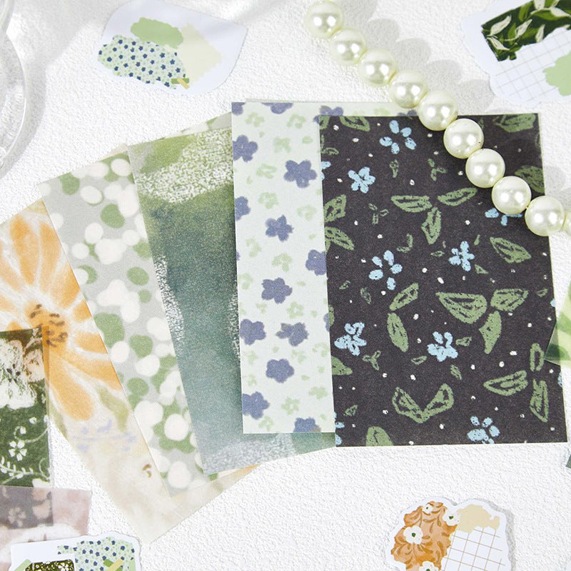 Dreamy floral sticker pack with soft flower and scenery designs