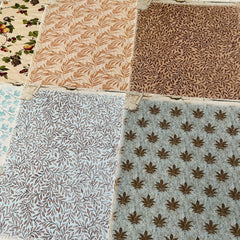 Vintage American Country Floral Junk Journal Paper - Autumn Background Paper for Scrapbooking & Photography