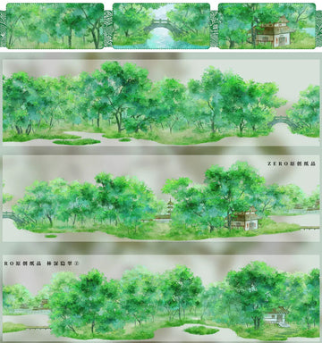 Hidden Forest Greenery PET Tape