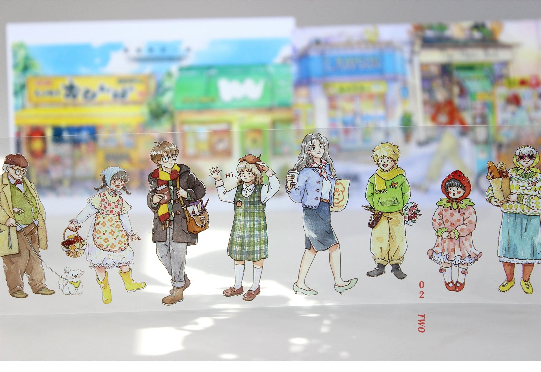 Morning Characters PET Tape
