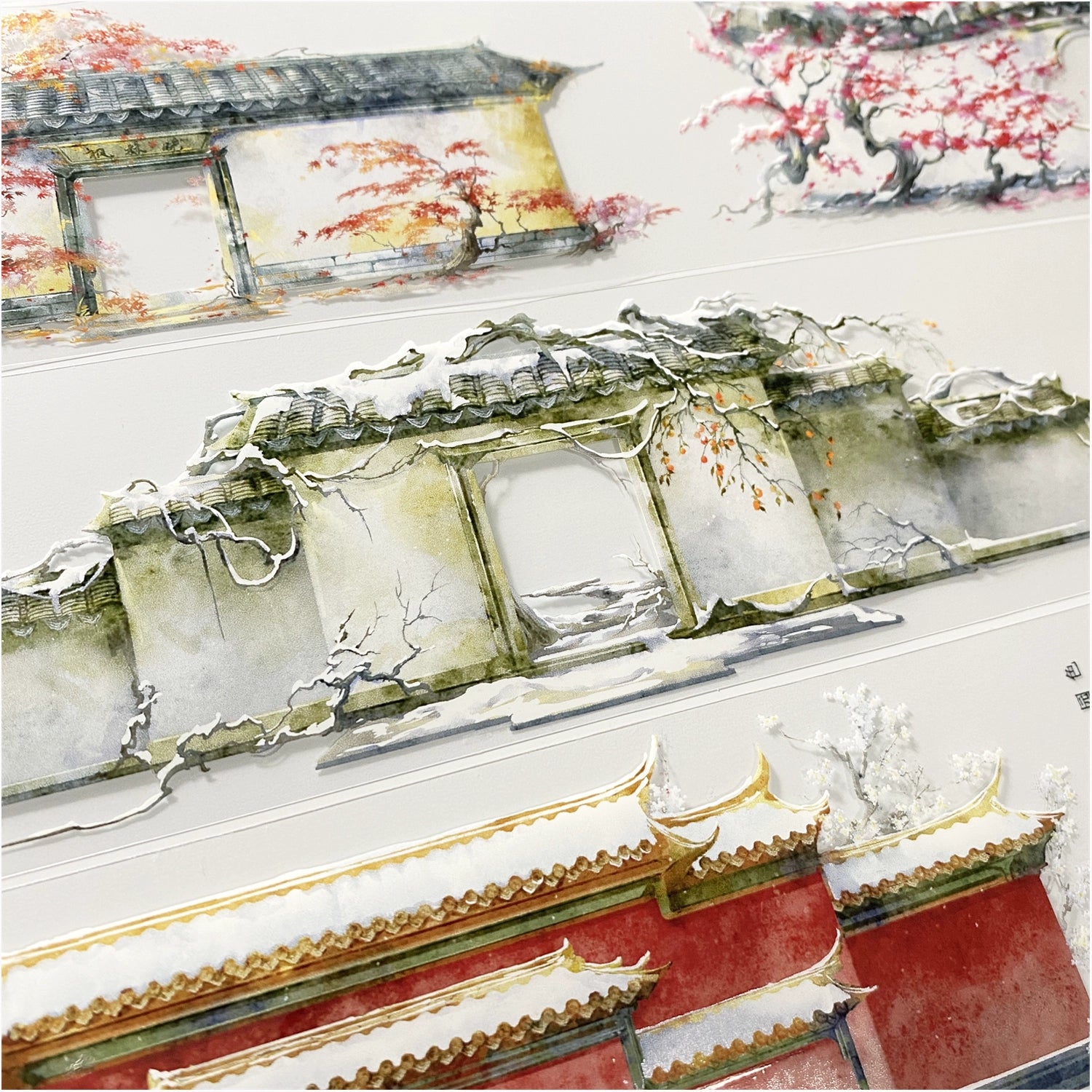 Autumn & Winter Garden Walls PET Tape