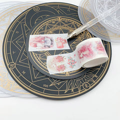 Mystic Circle Crafting Pad Mini Mystic Circle Crafting Pad Mini | Round Magic Cutting Mat for Journaling & Washi Tape