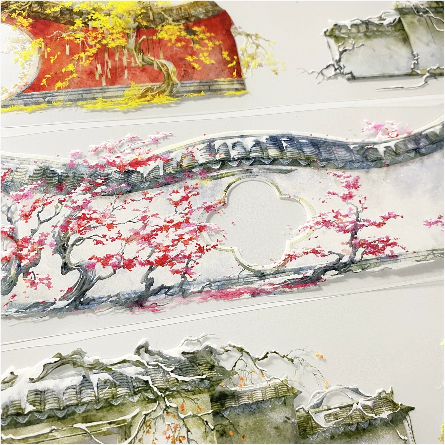 Autumn & Winter Garden Walls PET Tape