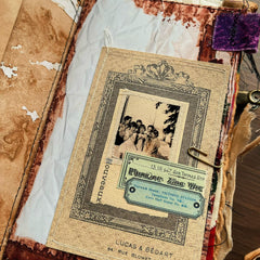 Vintage European Blank Specialty Paper Notes - 24 Pieces Junk Journal Background Stickers for Scrapbooking