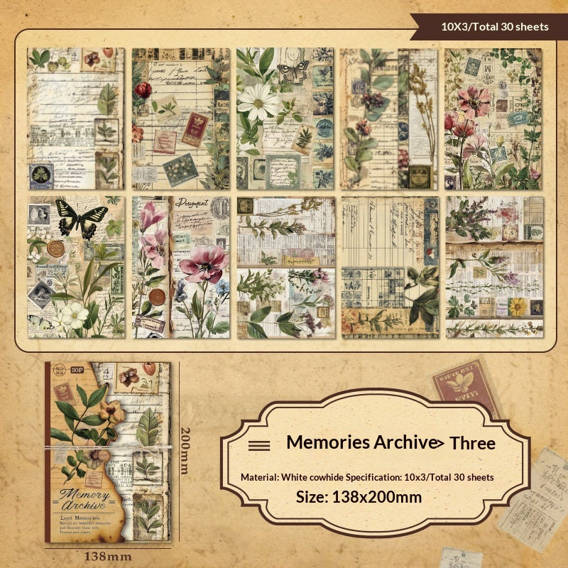 Lost Memories vintage scrapbooking paper