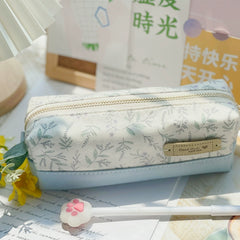 Pencil Pouch – Cotton Canvas Stationery Bag Handmade Pencil Pouch – Large Capacity Journaling Pen Case | Cotton Canvas Stationery Bag