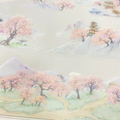 Peach Blossom Scenery PET Tape