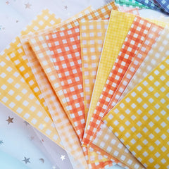 Morandi Grid Stripe Dot Vellum Paper - Vintage Junk Journal Background Stickers for Scrapbooking & Art Journaling