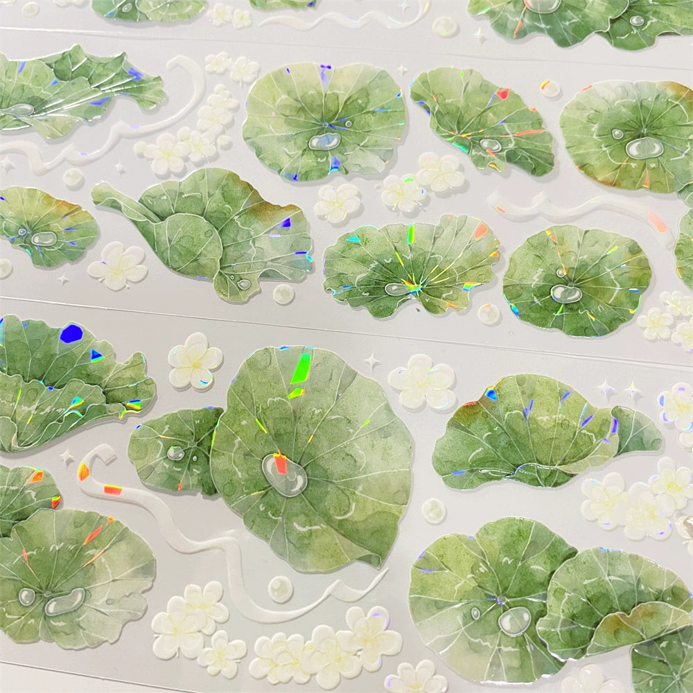 Dewdrop Lotus Leaf PET Tape