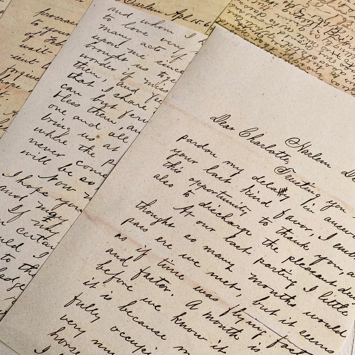 Vintage Letter Notes Junk Journal Paper - Newsprint Background Paper for Scrapbooking & Photography