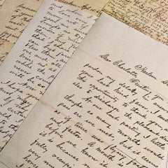 Vintage Letter Notes Junk Journal Paper - Newsprint Background Paper for Scrapbooking & Photography