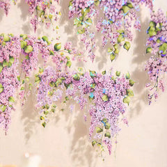 Romantic Floral Vine Botanical Stickers - 10pcs Waterproof Decorative Journaling Stickers