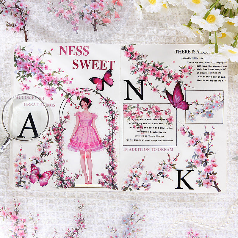 Plant Sticker Pack Collection Vol.1 - 6 Styles Plants Sticker Pack Collection Vol. 1 – Floral & Botanical PET Stickers for Journaling & Scrapbooking