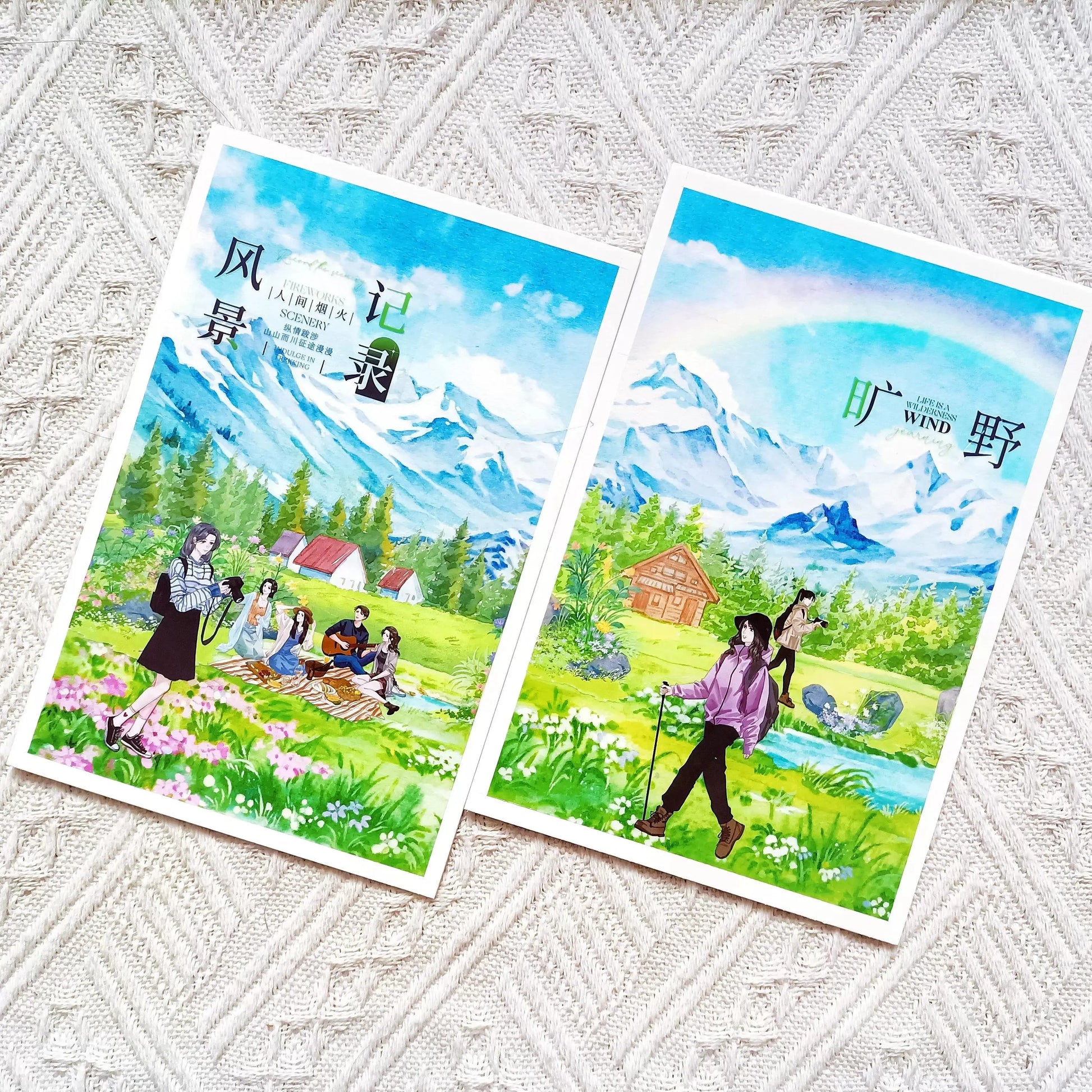 Travel and stroll PET Tape Travel & Stroll Character PET Tape | People Stickers for Journals