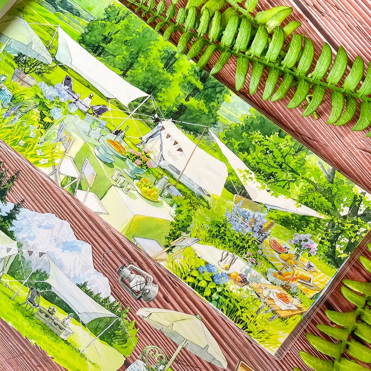 Drive & Dwell · Road Trip & Camping Tape Drive & Dwell PET/Washi Tape | Road Trip & Camping Scenery