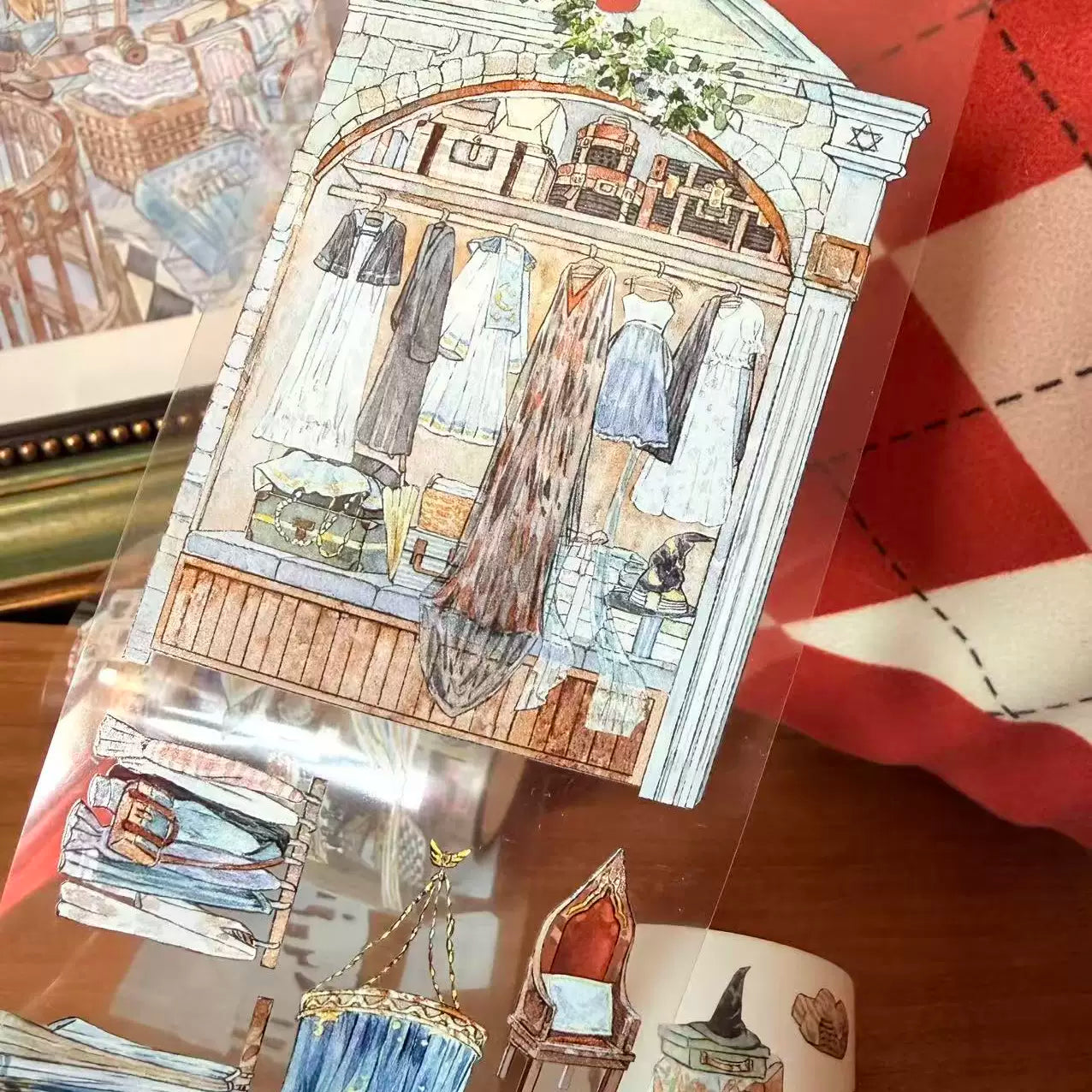 Aquarell Magie Kleiderschrank PET-Band