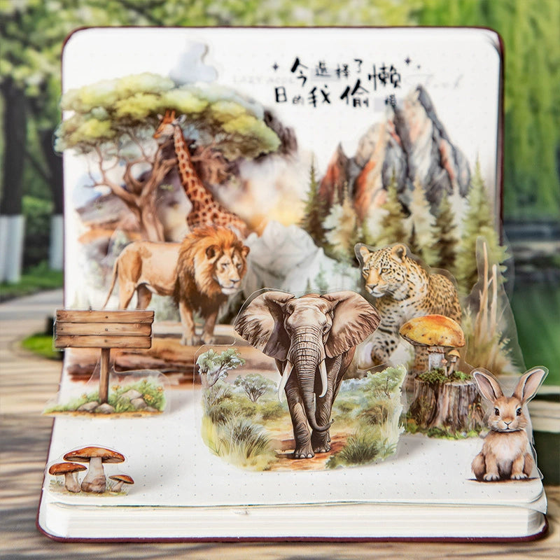 Animal World PET Stickers - 4 Styles