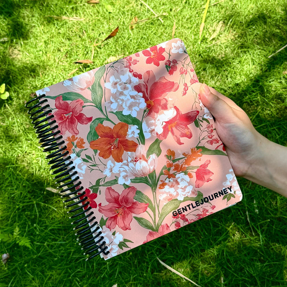 Buntes Botanical Spiral-Journal — 18,3 × 21,1 cm