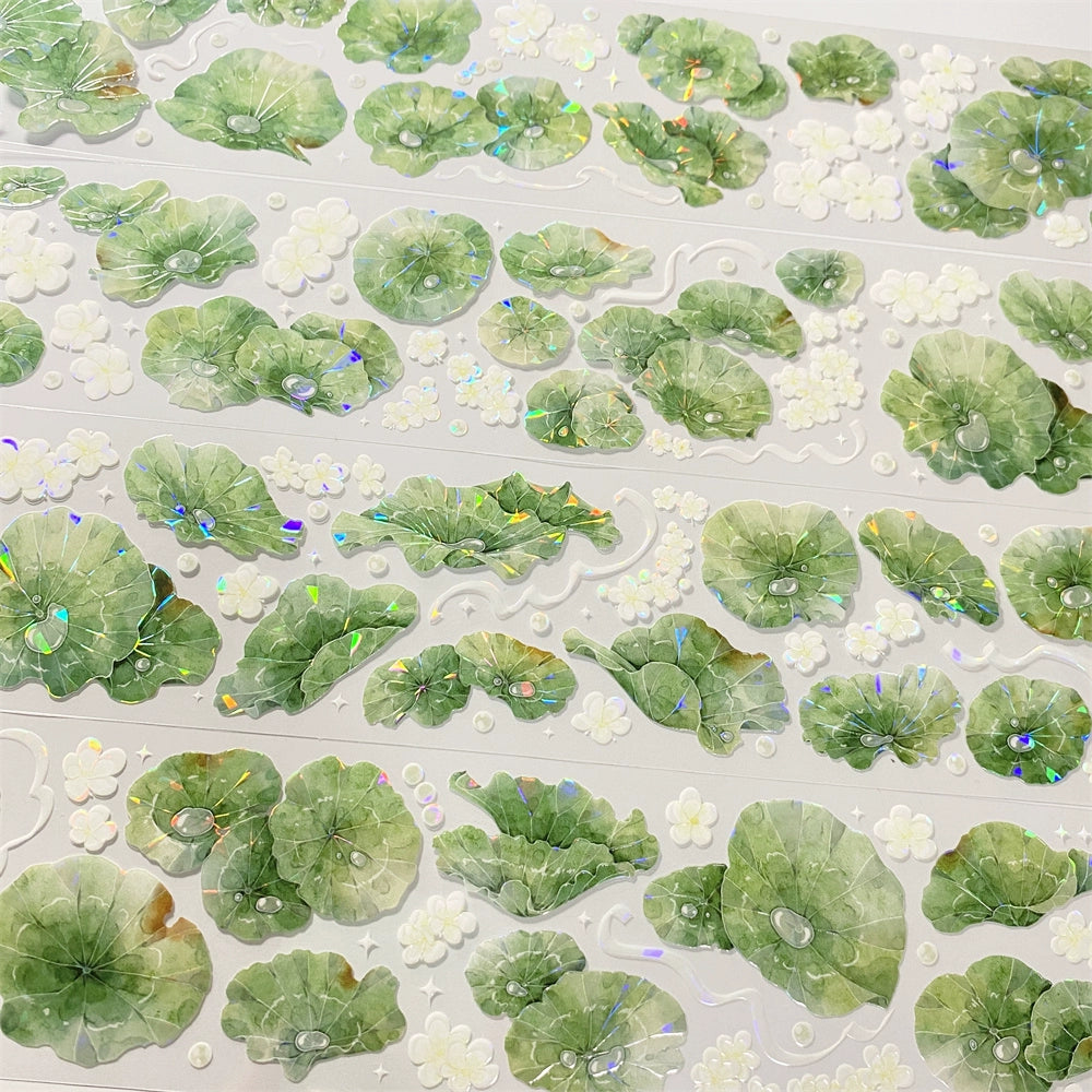 Dewdrop Lotus Leaf PET Tape
