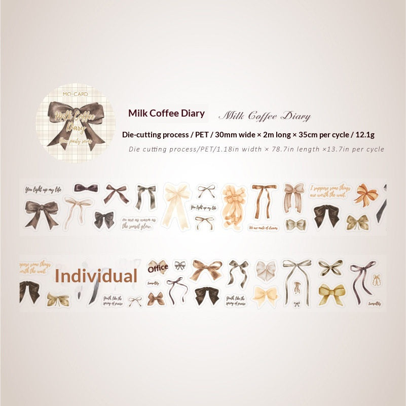 Bow Party PET die-cut tape
