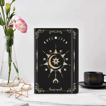 Celestial Moon & Stars A5 Journal Notebook