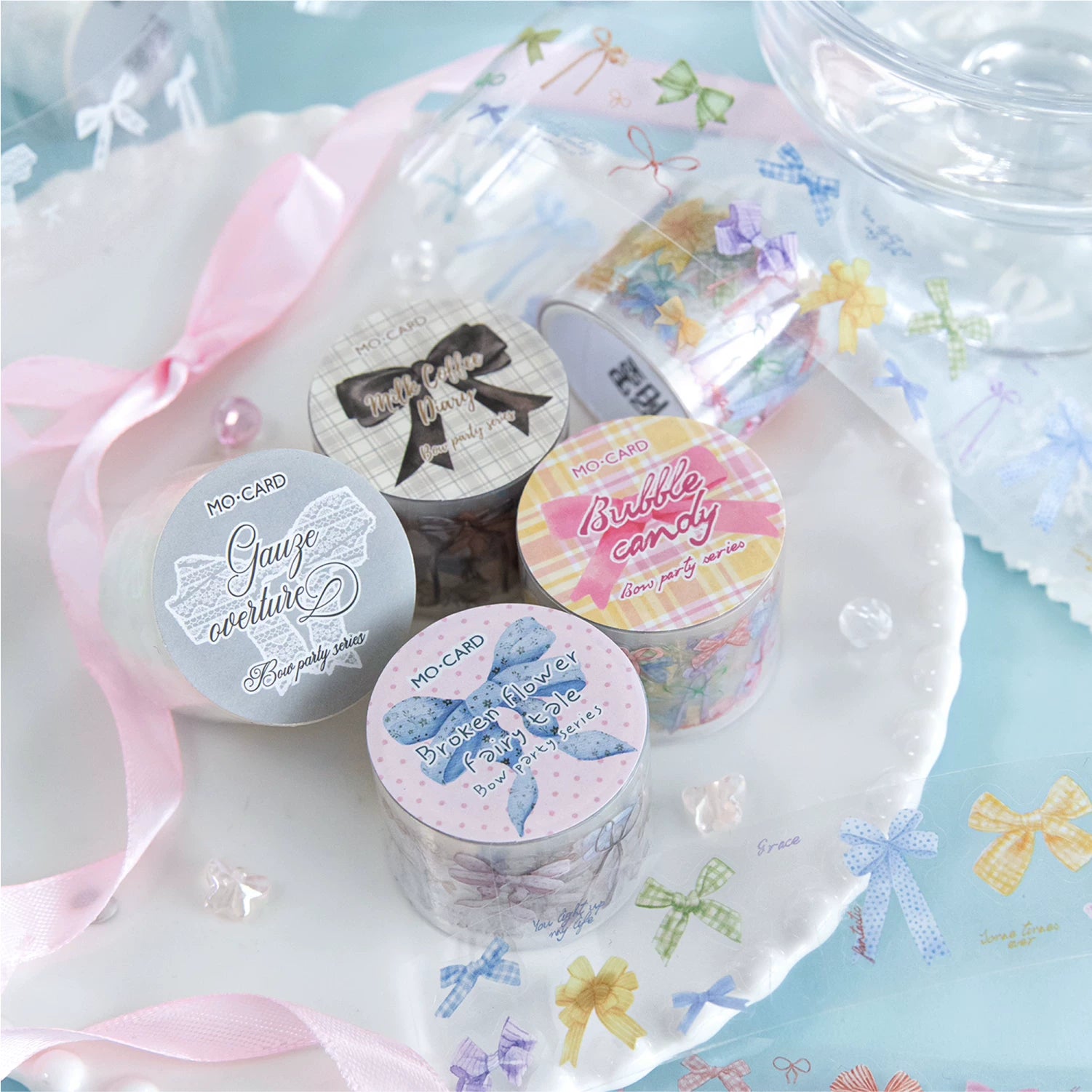 Bow Party PET die-cut tape