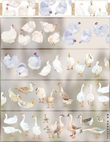 Farm Birds PET Tape