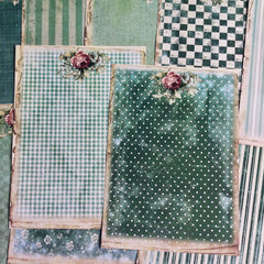 Vintage Pastoral Junk Journal Paper - European Country Style Background Paper for Scrapbooking & Art Journaling