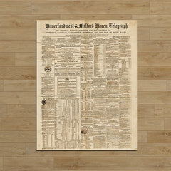 Vintage Newspaper Book Page Junk Journal Paper - Large Size Aged Background Stickers for Scrapbooking & Collage