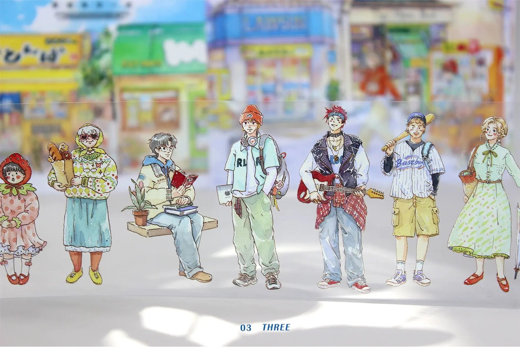Morning Characters PET Tape MOODTAPE