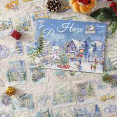 Four Seasons PET Sticker Book - Spring Summer Autumn Winter Decorative Journal Stickers