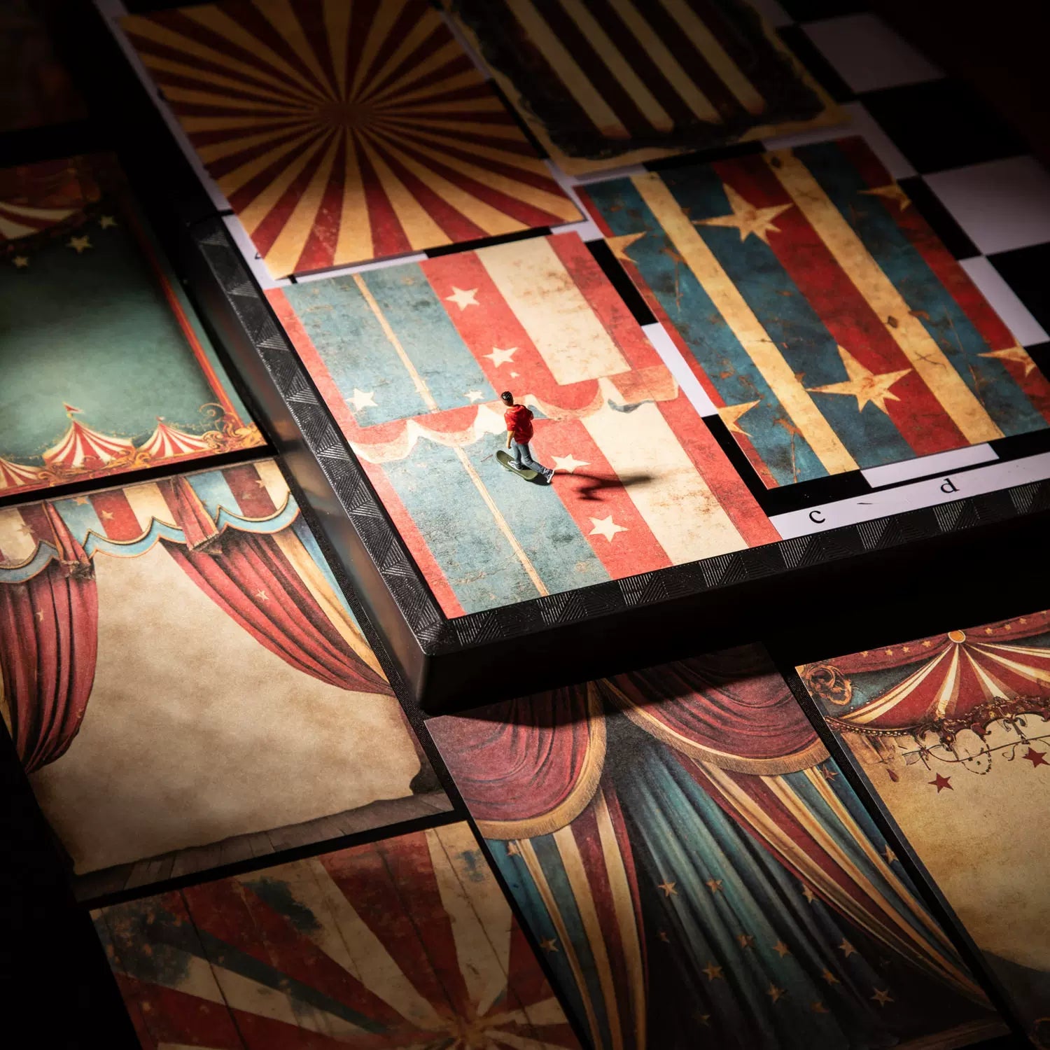 Circus Party vintage scrapbooking paper