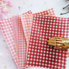 Morandi Grid Stripe Dot Vellum Paper - Vintage Junk Journal Background Stickers for Scrapbooking & Art Journaling