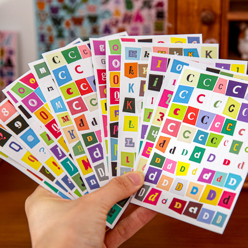 Alphabet Sticker Book