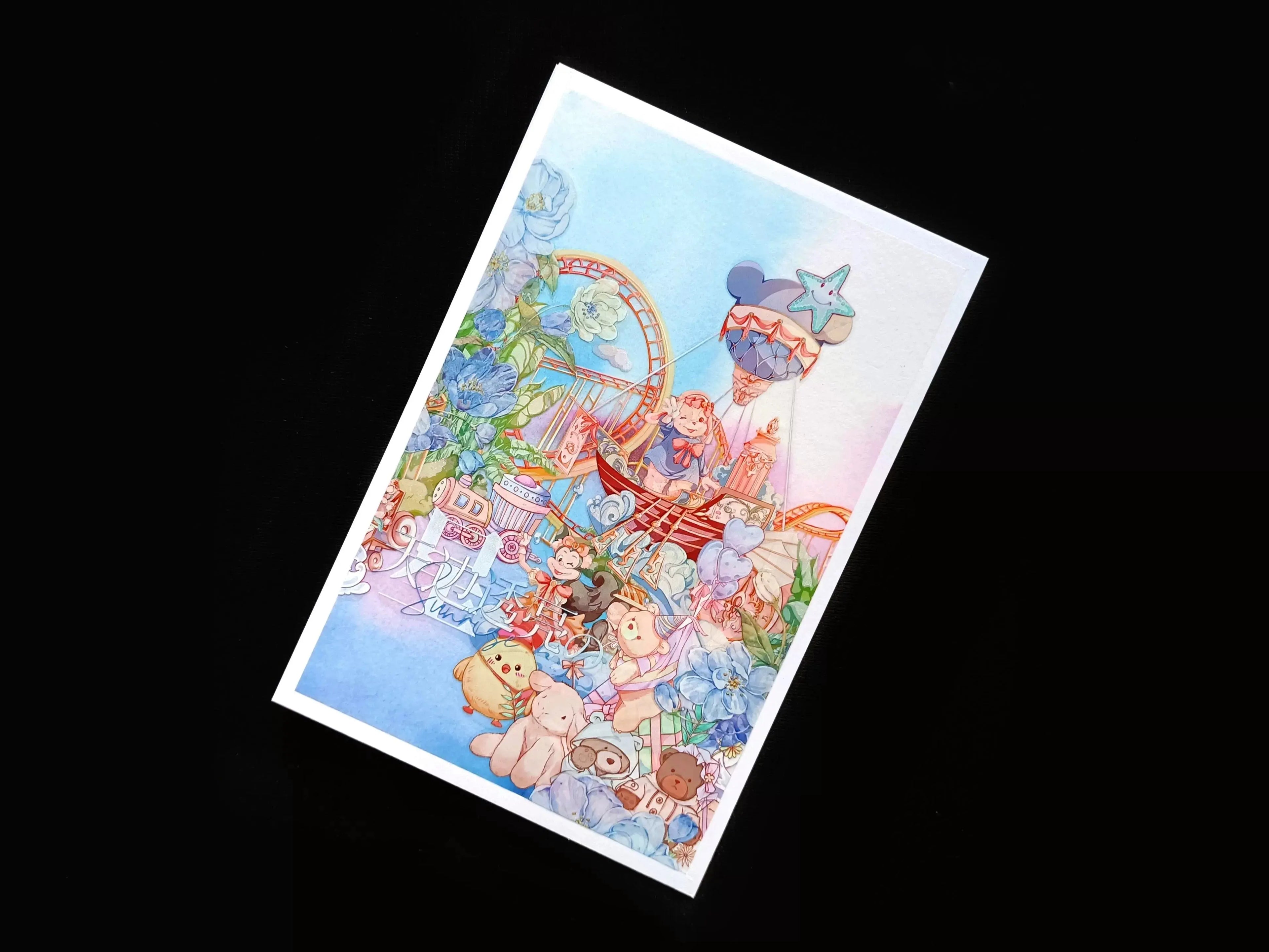 Charming playground scene from the Story Series, featuring vibrant characters playing and laughing together in a colorful setting.