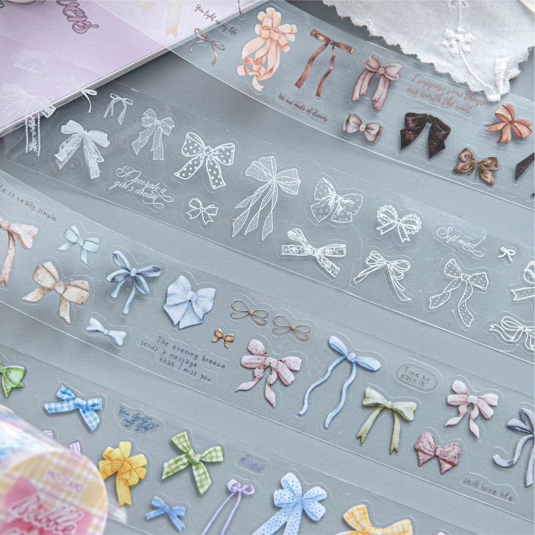 Bow Party PET die-cut tape