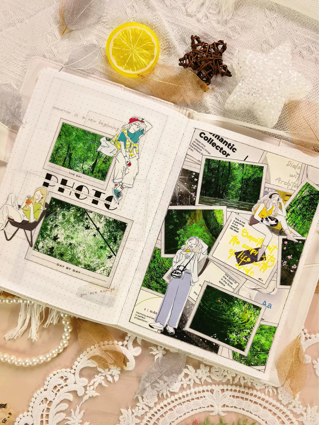 Rainy scene background decorative tape